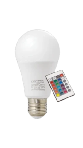 CT-4058 RGB KUMANDALI  LED AMPUL 7 METRE ALGILAMA